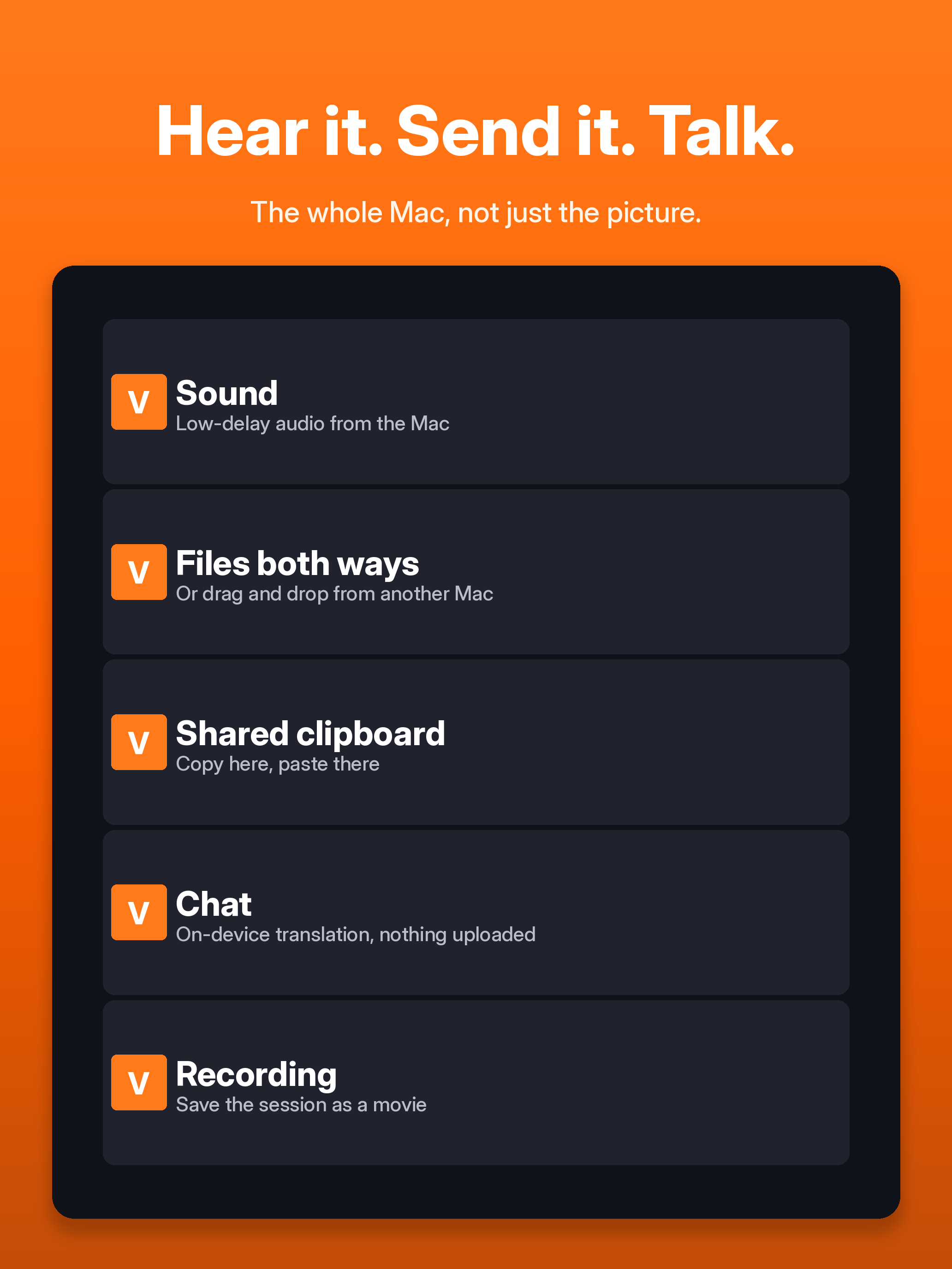 Volero on iPad: controlling a Mac
